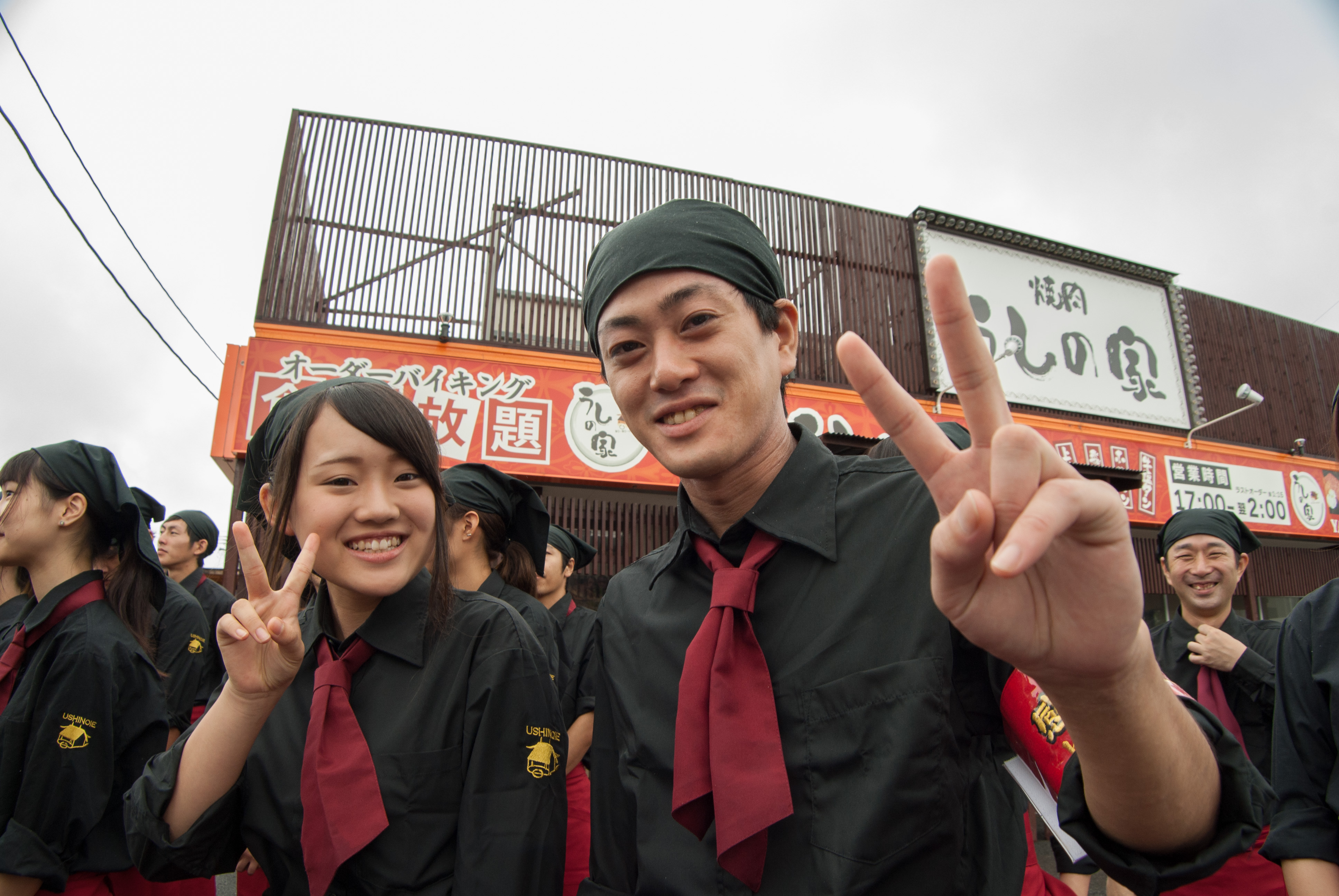 うしの家CM撮影