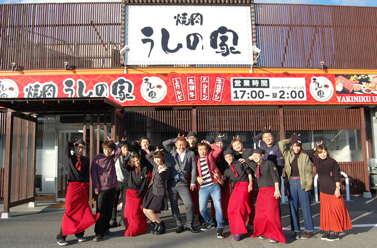 うしの家デルサタ撮影